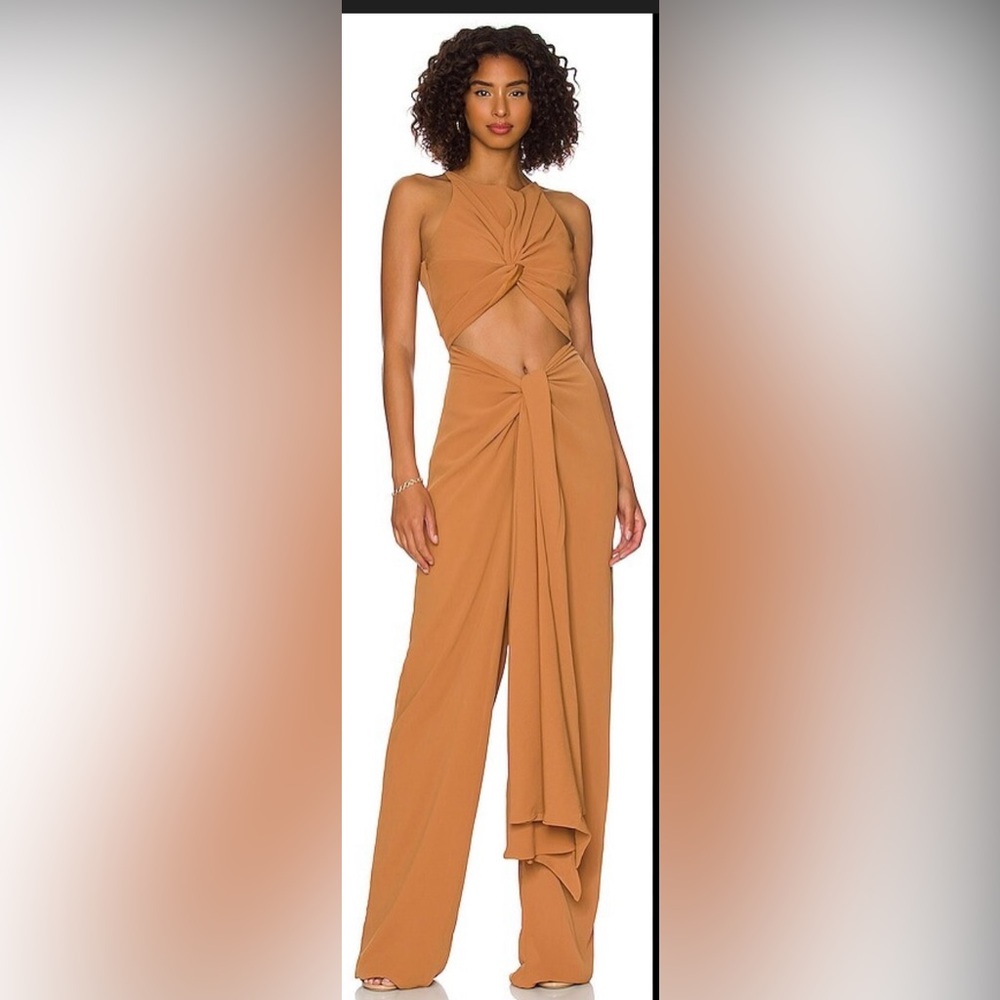 Andrea Iyamah Aminata Tan Jumpsuit Size XS